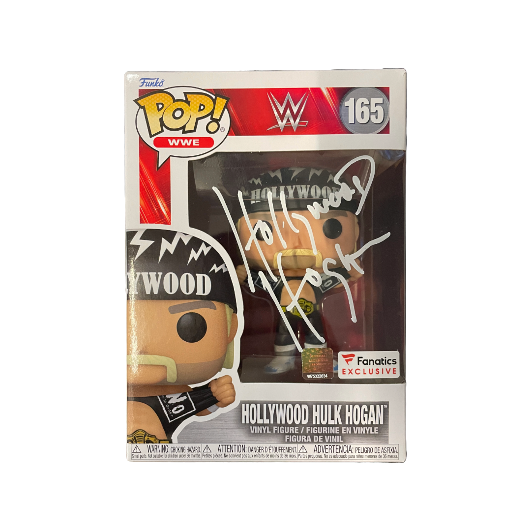 Signed nWo "Hollywood" Hulk Hogan Funko Pop! #165