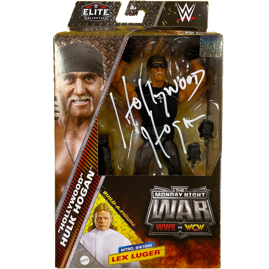 Signed WWE Elite Collection "Hollywood" Hulk Hogan - Monday Night War: WWE vs. WCW Action Figure