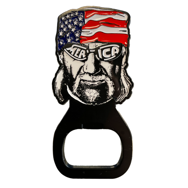 Bottle Opener Magnet Merica