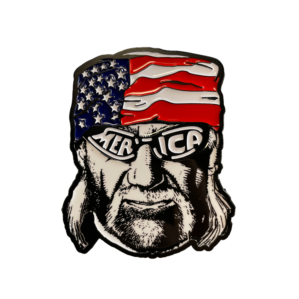 Merica Metal Flat Magnet