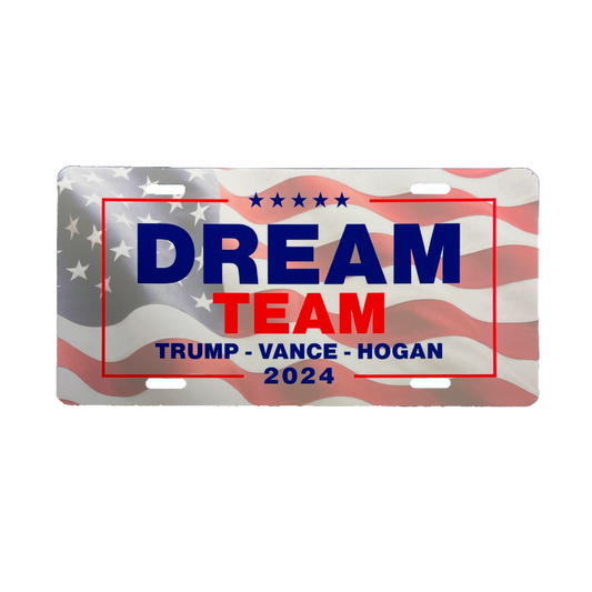 Dream Team License Plate
