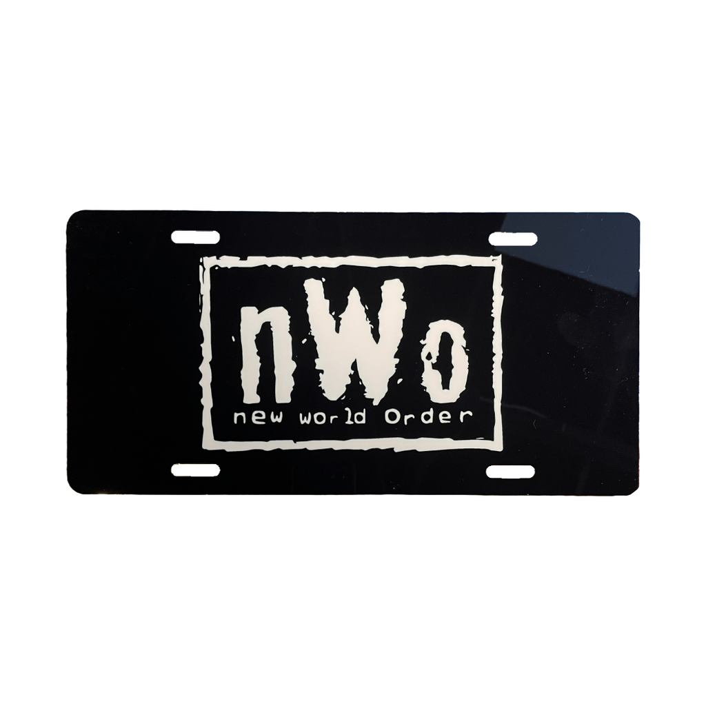 nWo License Plate