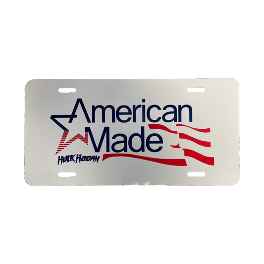 American Made License Plate