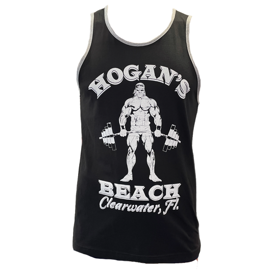 Mens Black Hogans Gym Tank Top