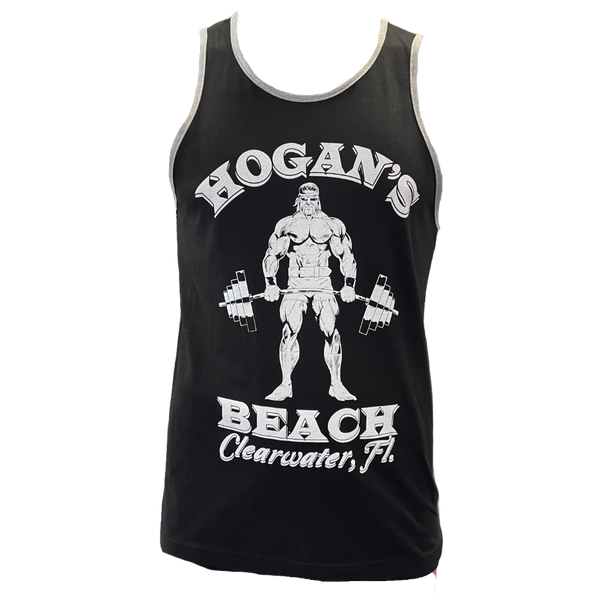 Mens Black Hogans Gym Tank Top