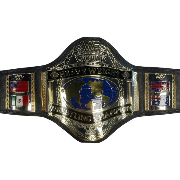 Autographed Hulk Hogan 1986 Undisputed World Heavyweight Championship Replica Title Belt