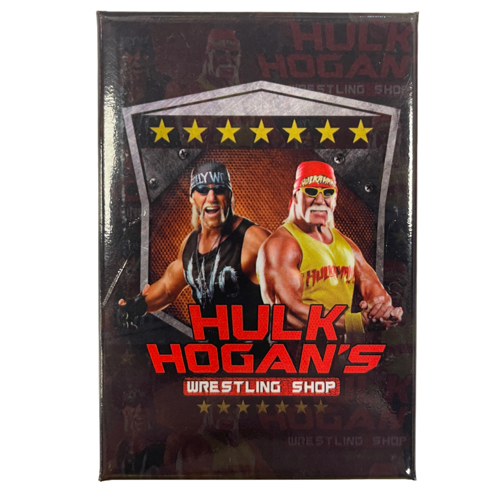 Hulk Hogans Wrestling Shop Flat Magnet