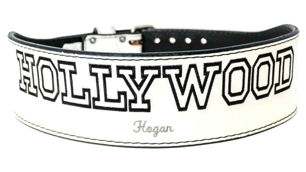 White Hollywood Cardillo Weight Belt