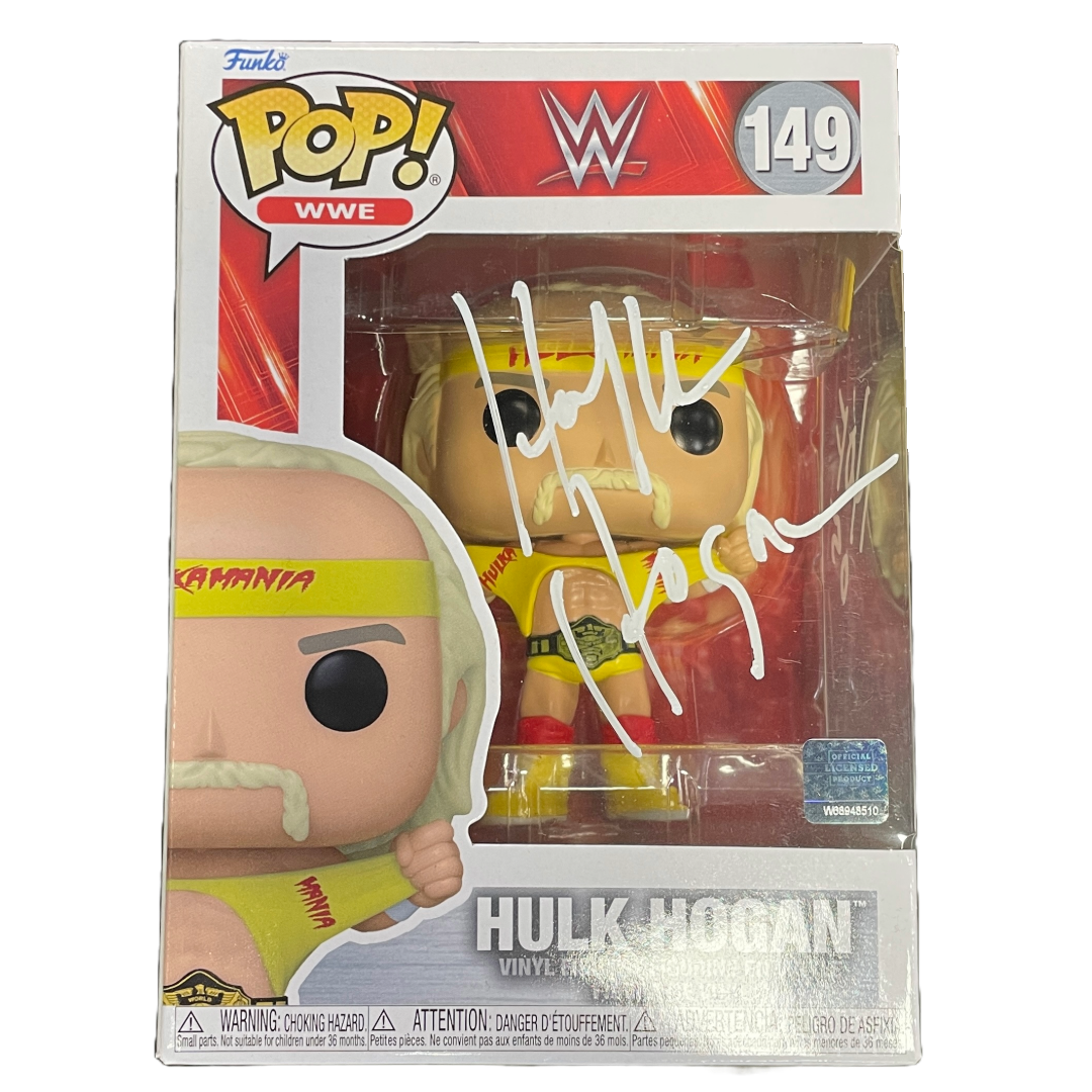 Signed Hulk Hogan Hulkamania Funko Pop! #149