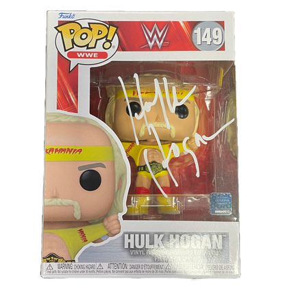 Signed Hulk Hogan Hulkamania Funko Pop! #149