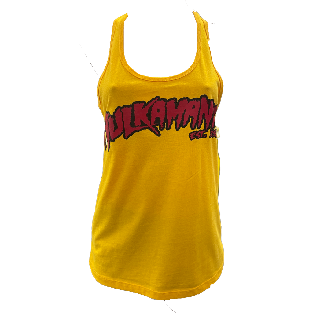 Women's Yellow Hulkamania Tank