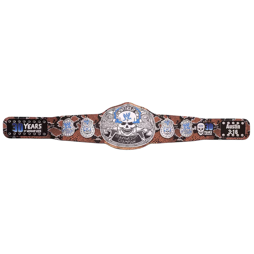 "Stone Cold" Steve Austin Limited Edition 30 Years Signature Series Title Belt