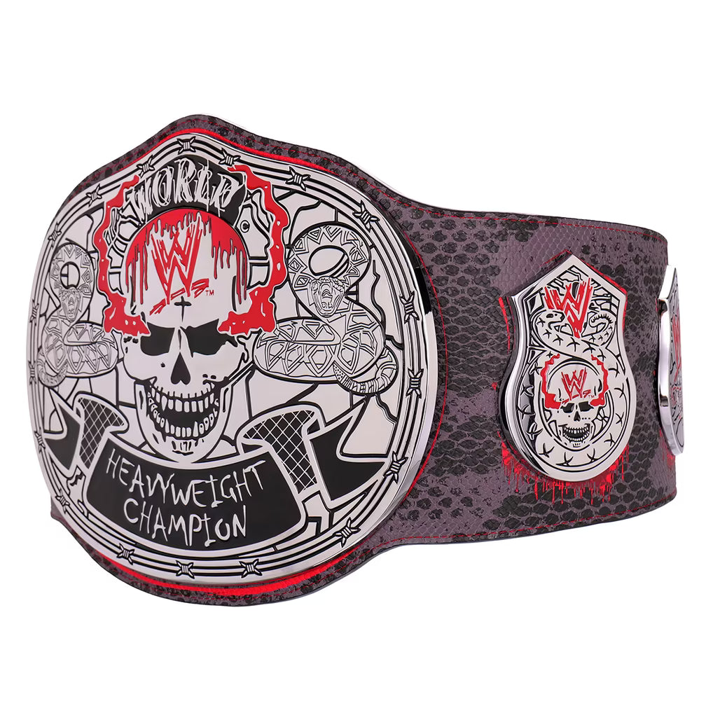 "Stone Cold" Steve Austin Blood From A Stone Signature Series Title Belt