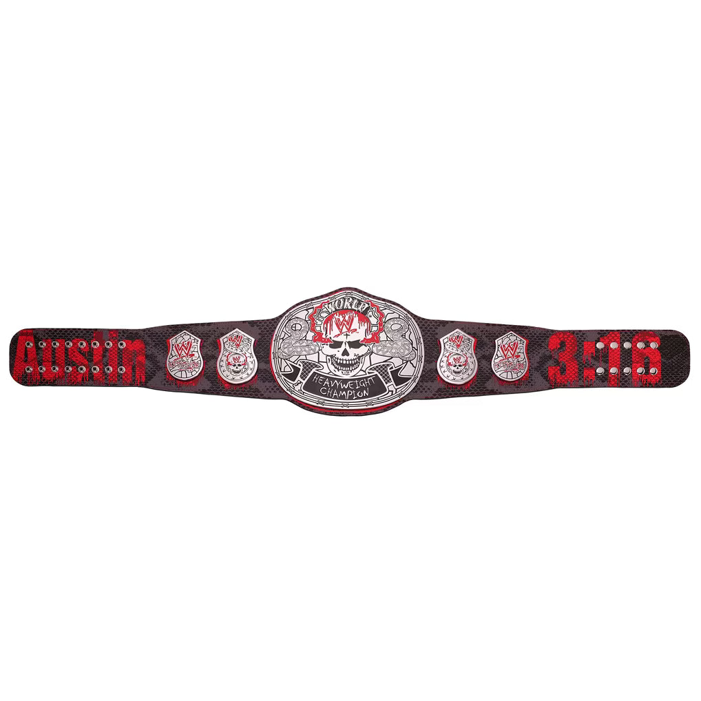 "Stone Cold" Steve Austin Blood From A Stone Signature Series Title Belt
