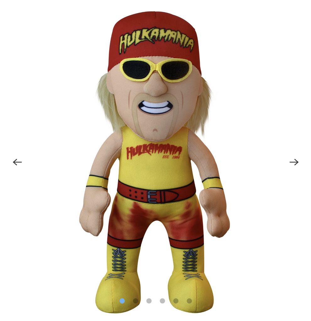 Hulk Hogan 10” Plush Bleacher Creature Doll