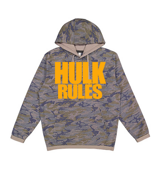 Camo Titanium Hulk Rules Hoodie