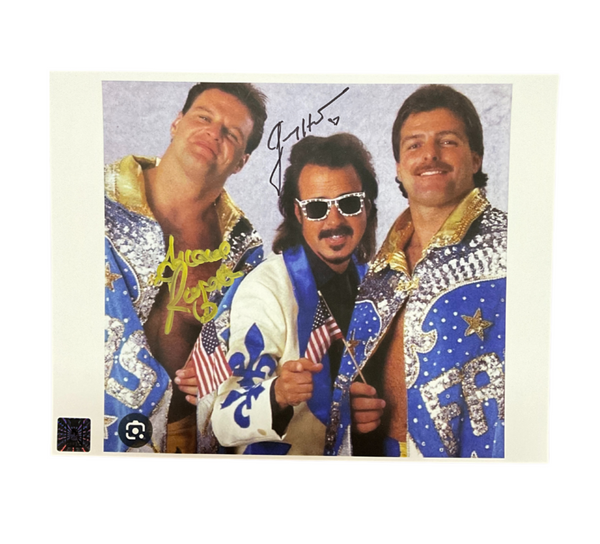 The Mountie and Jimmy Hart 11 x 8.5 Autographed Photo