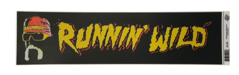 Runnin Wild Bumper Sticker