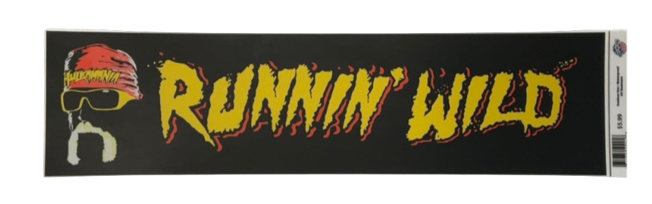Runnin Wild Bumper Sticker