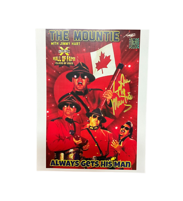 The Mountie 11 x 8.5 Autographed Photo