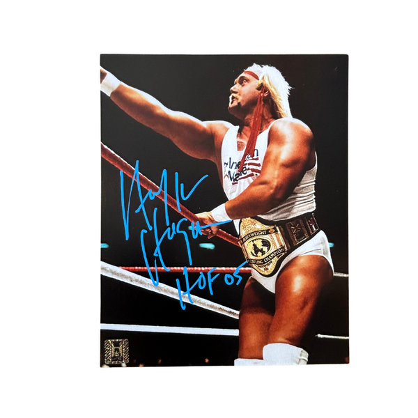 Hollywood Hogan Promo Signed 8x10 sold Hogan's Beach Shop Vintage