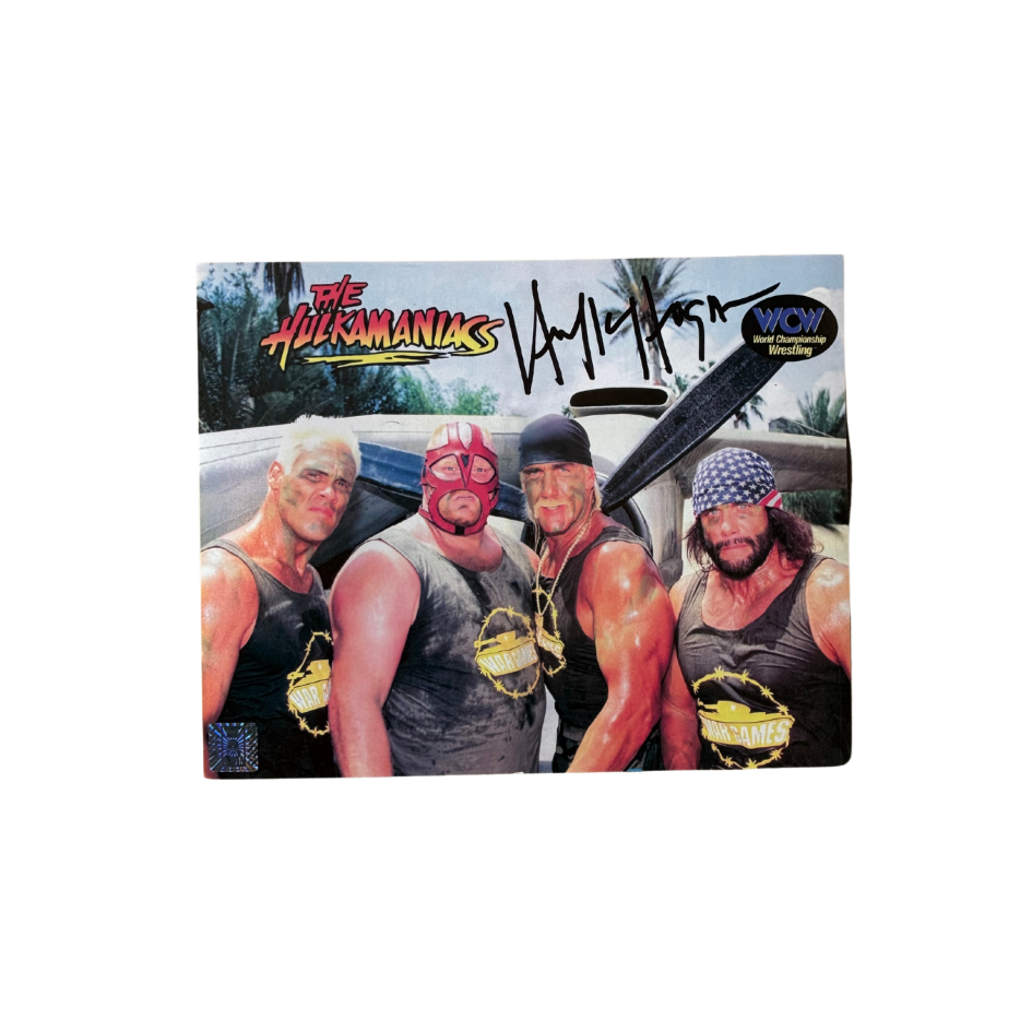 Hulkamaniacs WCW Autographed 8x10