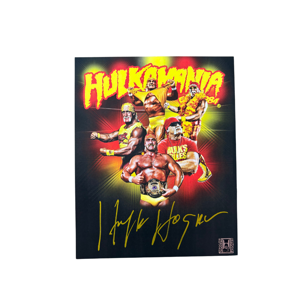 Hulkamania Autographed 8x10