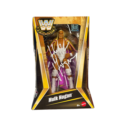Signed WWE Elite Collection Series 21 Legends Hulk Hogan Action Figure