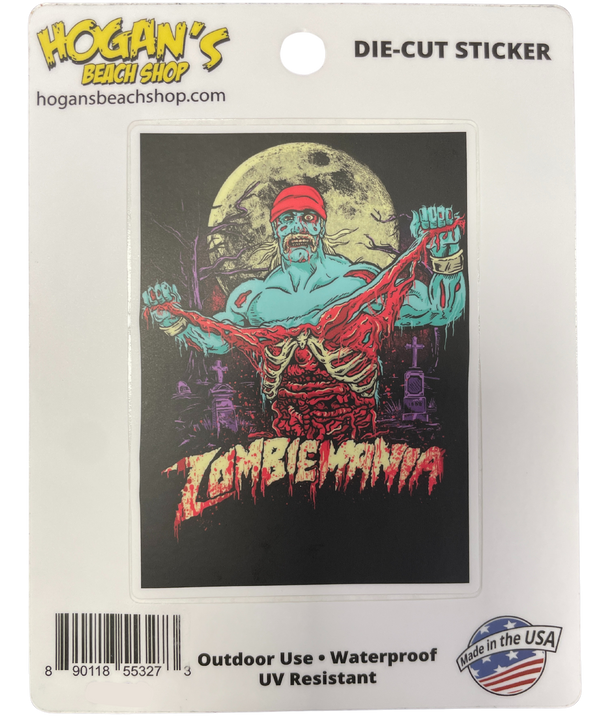 Hulk Hogan Zombiemania Die-Cut Sticker