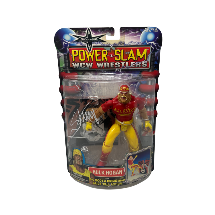 Autographed Sting Power Slame Wcw Action Figure