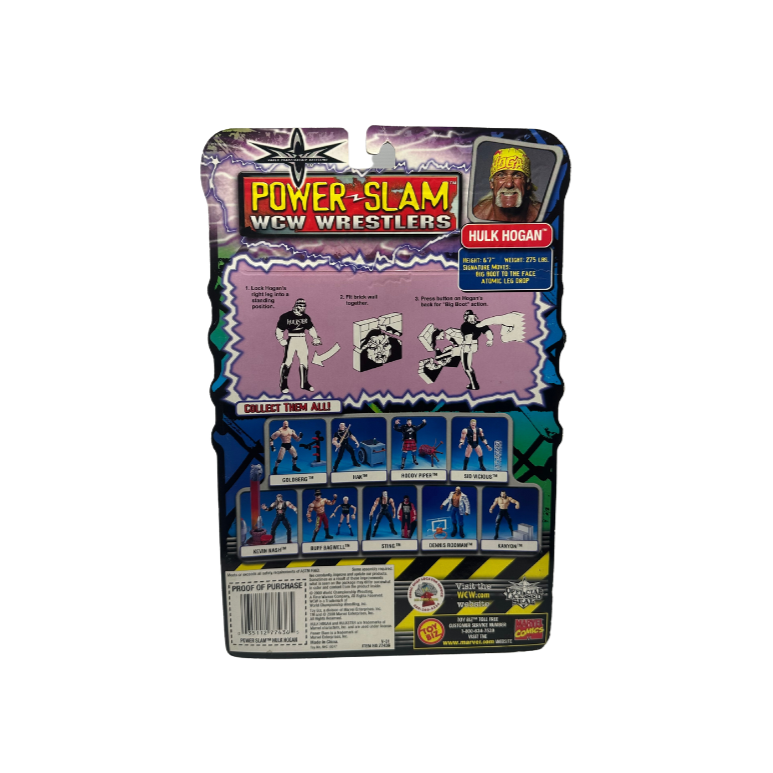 Autographed Sting Power Slam Wcw Action Figure