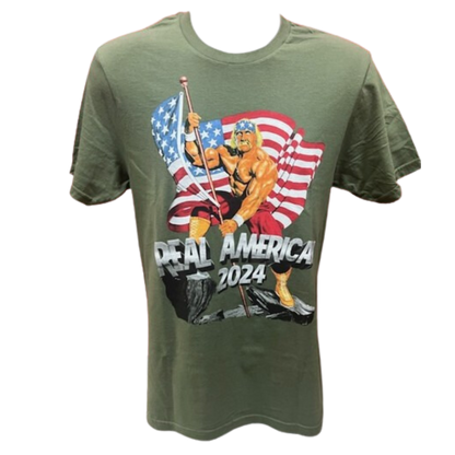 Green American Victory Adult T-Shirt