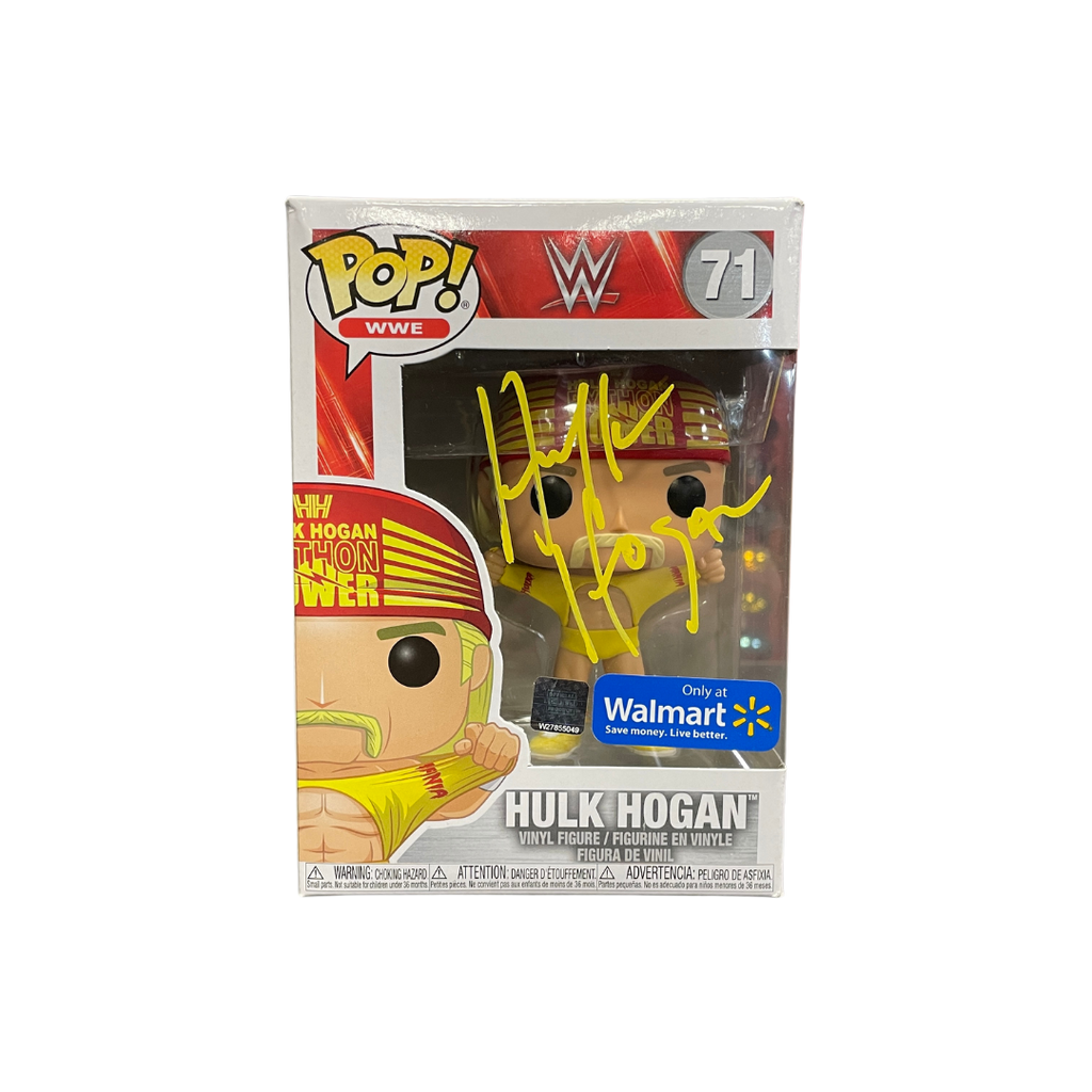 Autographed Hulk Hogan Python Power Funko Pop! #71