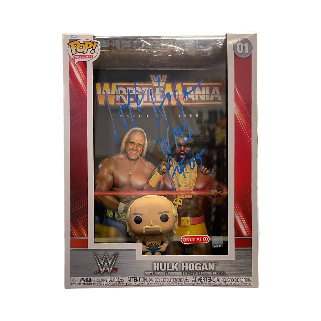 Signed Hulk Hogan WrestleMania I Funko Pop! #01