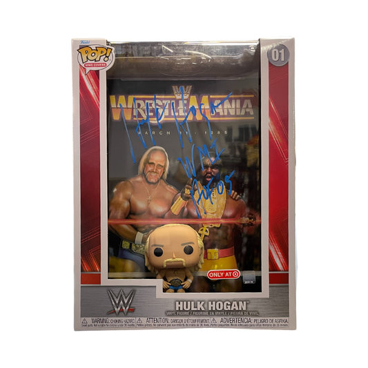 Signed Hulk Hogan WrestleMania I Funko Pop! #01
