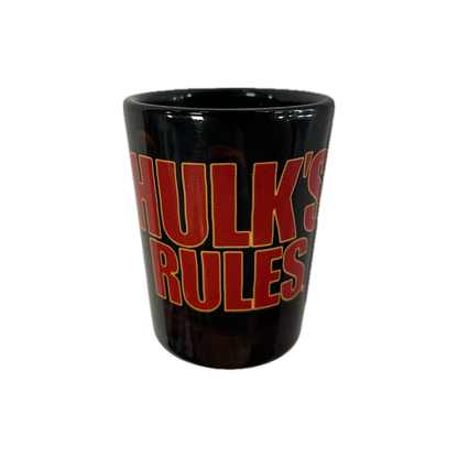 Hulks Rules Shot Glass