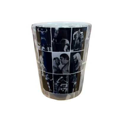 Hulk Hogan Collage Shot Glass