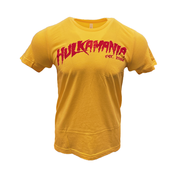 Vintage Yellow Hulkamania Tee