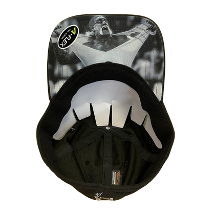 Black Hulkamania Flex-Fit Hat