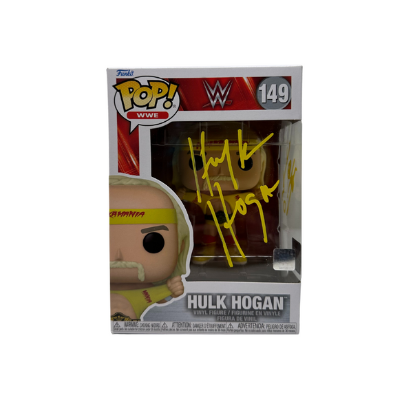 Autographed Hulk Hogan Hulkamania Funko Pop! #149