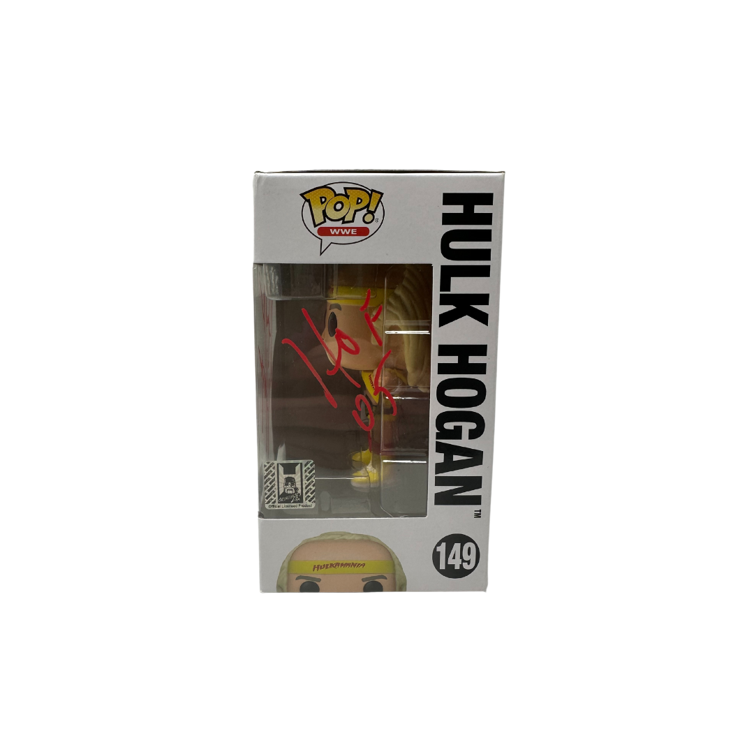 Signed Hulk Hogan Hulkamania Funko Pop! #149