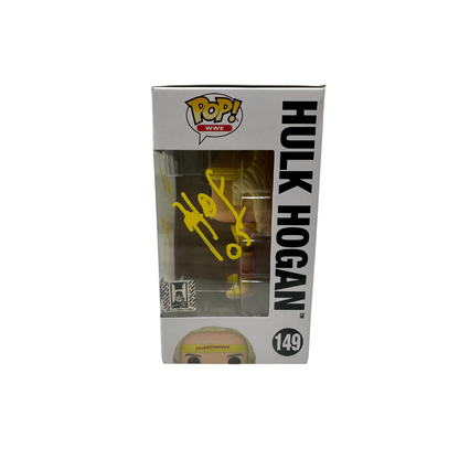 Signed Hulk Hogan Hulkamania Funko Pop! #149