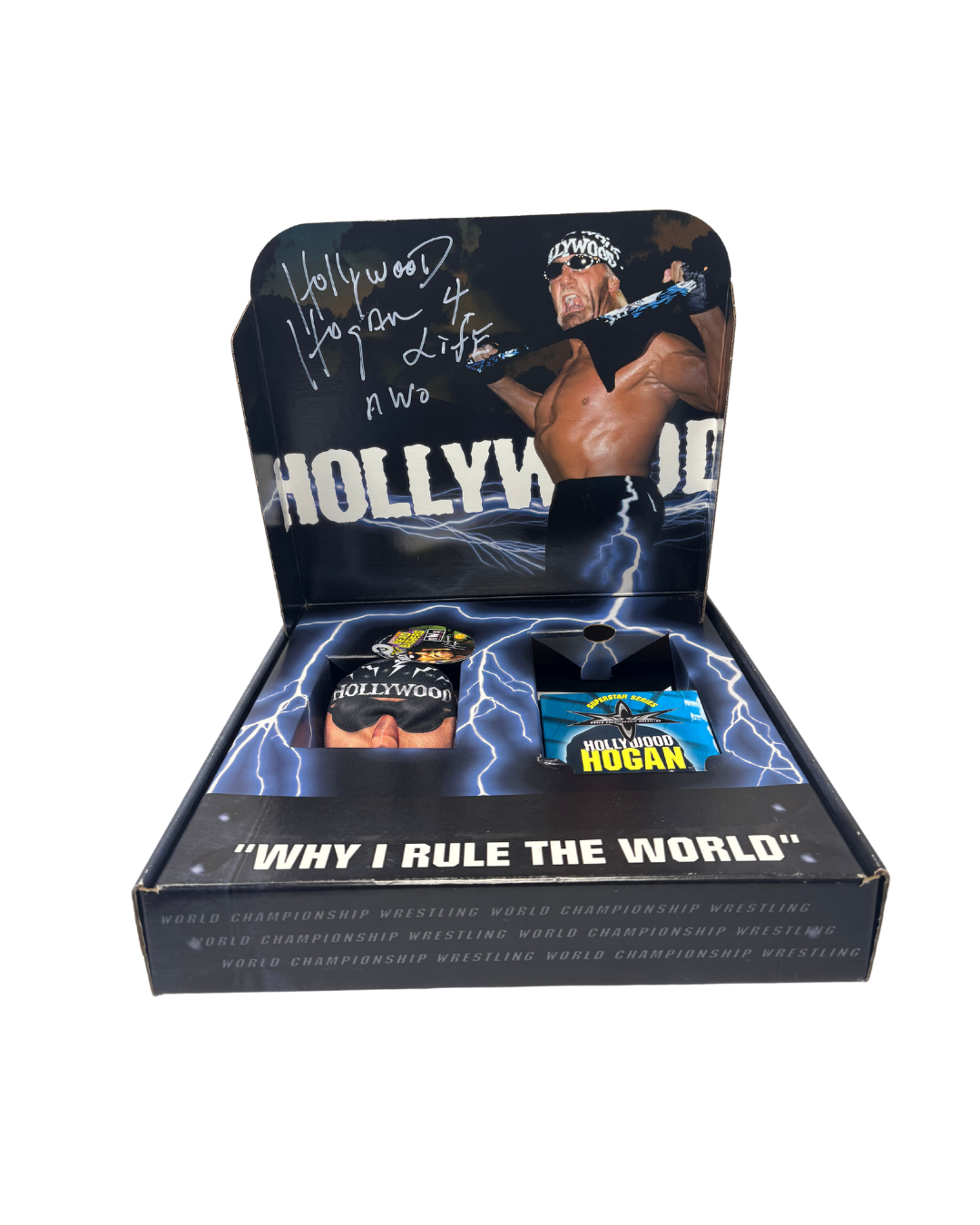 WCW: Hollywood Hogan “Why I Rule the World” Plush and VHS