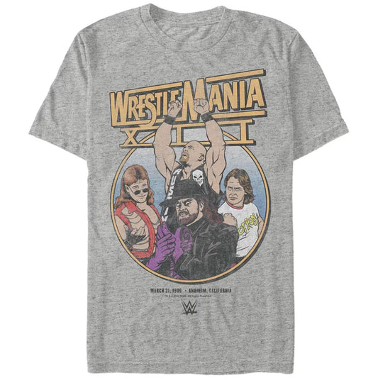 WrestleMania XII Mad Engine Graphic Adult T-Shirt