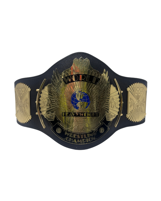 Mini Winged Eagle Replica Title Belt Hulk Signed