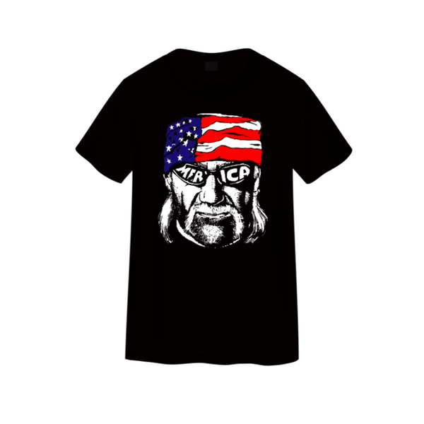 Hollywood Face Merica Adult T-Shirt