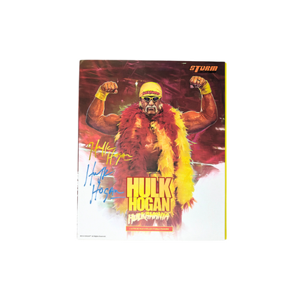 Signed 2018 1:6 Scale Hulk Hogan Storm Figure