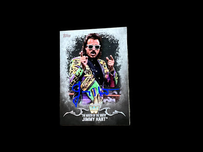 Topps Mouth of the South Jimmy Hart Signed Trading Card #75