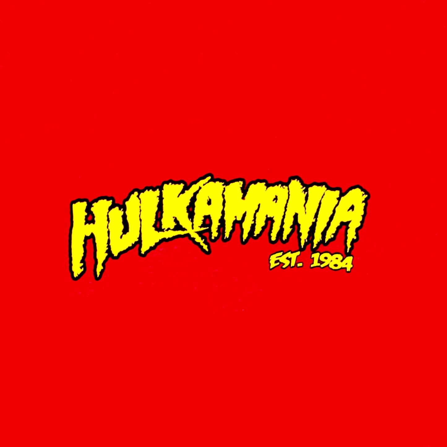 Sleeveless Red Hulkamania Cut Off Adult Tank Top