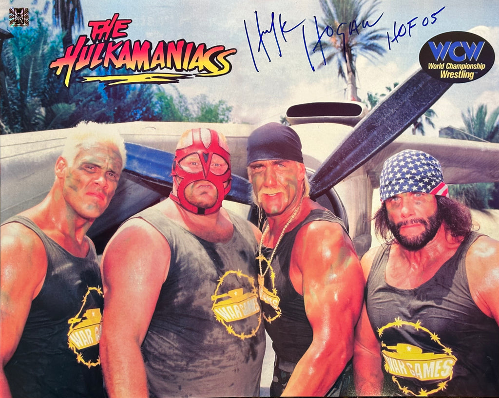 WCW The Hulkamaniacs Autographed 8x10